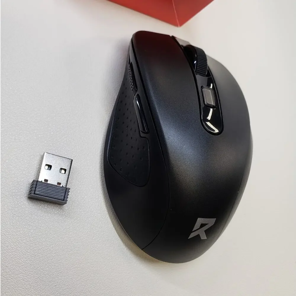 Redragon BM-4091-PRO Optical Mouse. Bluetooth & USB 2.4GHz. Black. 4000 DPI